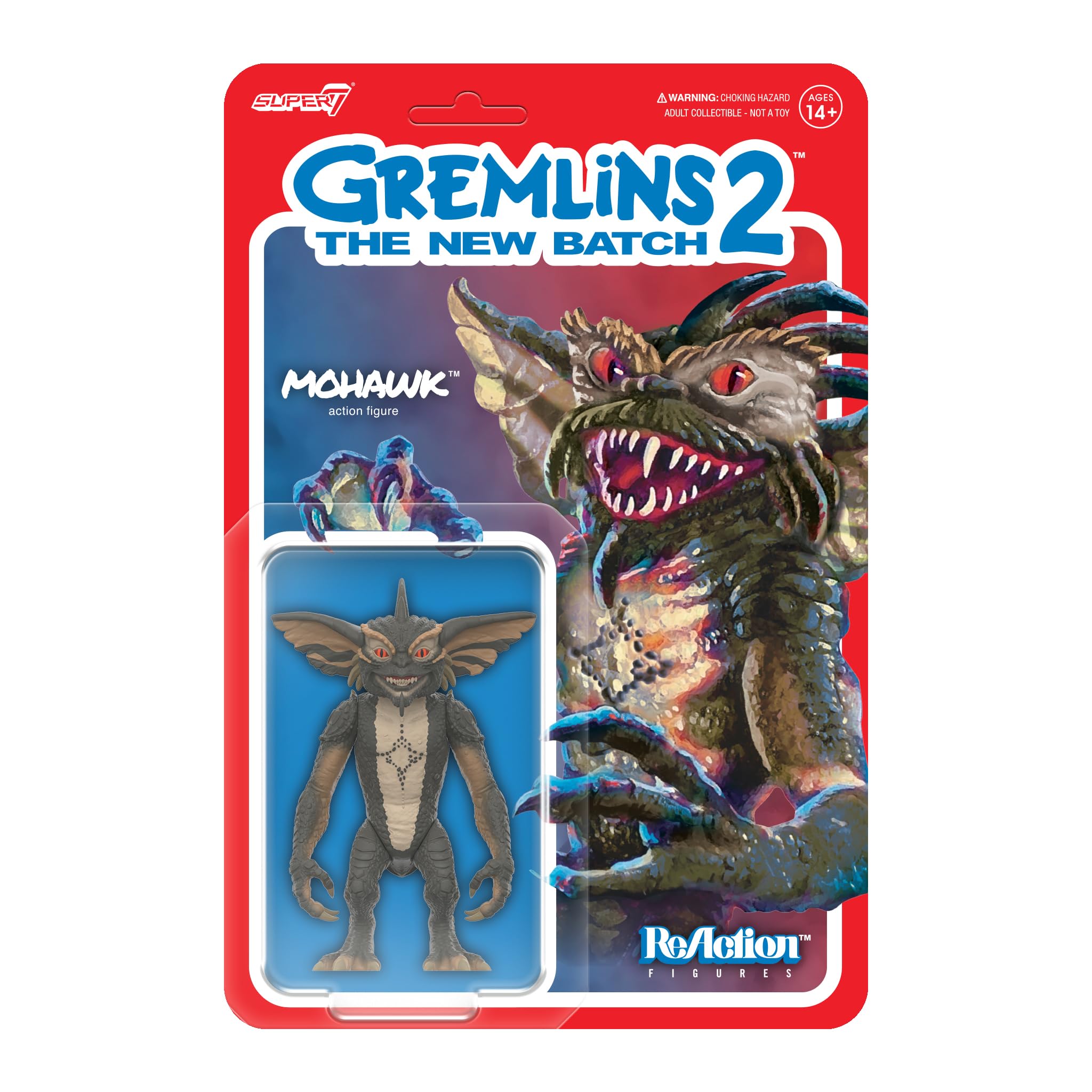 Amazon.com: Super7 Reaction Figure Gremlins 2 Mohawk - 3.75